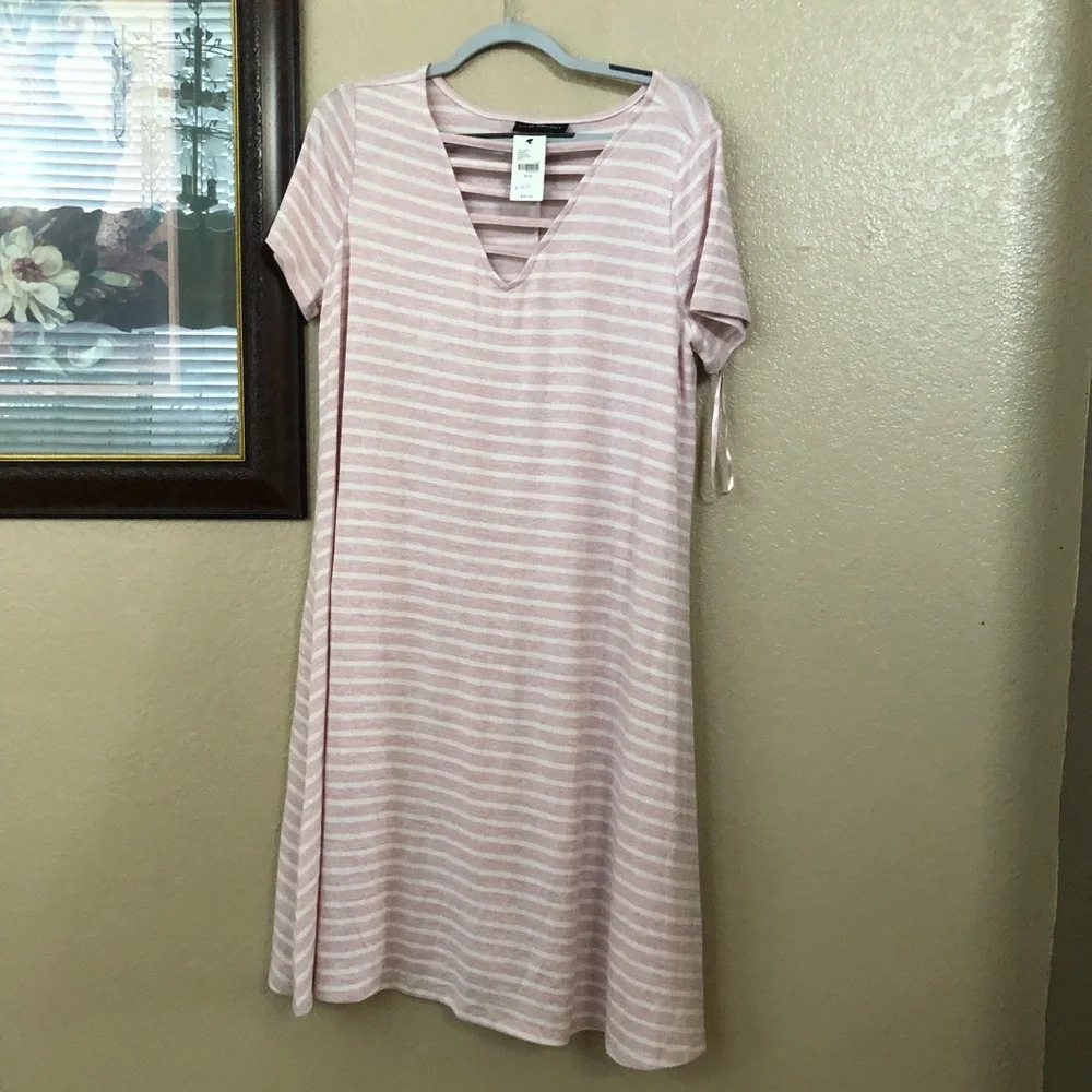 NWT Lane Bryant Stripe Dress Size 14/16 - Picture 2 of 5